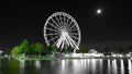 Big luminous wheel