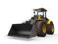 Wheel Loader Bulldozer Royalty Free Stock Photo