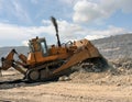 Wheel loader machine Royalty Free Stock Photo