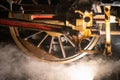 Wheel and mechanic of a train. Royalty Free Stock Photo