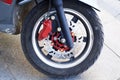 Wheel of a motorcyle