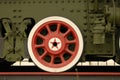 Wheel of old train Royalty Free Stock Photo