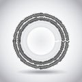 Wheel print design Royalty Free Stock Photo