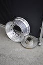 Wheel and professional disc brake