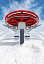 Wheel ropeway, ski lift, ski resort, giant wheel from the top of a ski lift, mountain resort Royalty Free Stock Photo