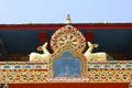 The wheel of sansara. Royal Bhutan Monastery. Bodh Gaya, India