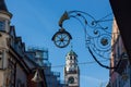 Wheel sign in Ravensburg street, Germany