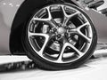 Wheel of sports car Royalty Free Stock Photo