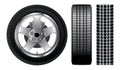 Wheel - Tire and Aluminum Rim