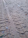 Wheel tracks