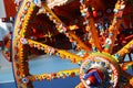 Wheel of traditional sicilian cart