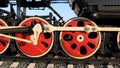 Wheel of vapour train Royalty Free Stock Photo