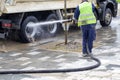 Wheel Washer at the construction site