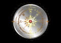 Wheel of the Year is an annual cycle of seasonal festivals, observed by many modern Pagans. Wiccan calendar and holidays. Compass Royalty Free Stock Photo