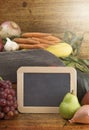 Wheelbarrow Filled With Fresh Fruits and Vegetables Royalty Free Stock Photo