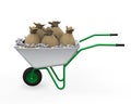 Wheelbarrow Full of Dollar