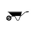 Wheelbarrow Icon. Gardening Tool