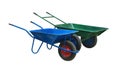 wheelbarrow isolated Royalty Free Stock Photo