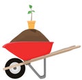 Wheelbarrow & Seedling