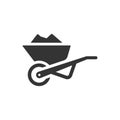 Wheelbarrow tool icon