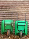 Wheelbarrows Royalty Free Stock Photo