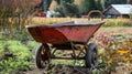Wheelbarrows and Garden Carts Royalty Free Stock Photo