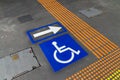 Wheelchair access sign