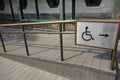 Wheelchair Accessible Sign Royalty Free Stock Photo