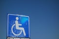 Wheelchair Accessible Sign Royalty Free Stock Photo