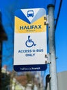 Wheelchair Accessible transit bus for Handicap.