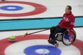 Wheelchair curling Royalty Free Stock Photo