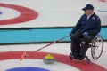 Wheelchair curling Royalty Free Stock Photo