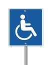 Wheelchair Handicap Sign