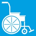 Wheelchair icon white