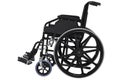 Wheelchair isolated clipping path Royalty Free Stock Photo