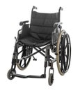 Wheelchair isolated on white background with clipping path Royalty Free Stock Photo