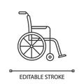 Wheelchair linear icon