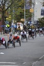 Wheelchair racers in New York City Marathon 2014