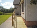 Wheelchair Ramp fitted to front of home Royalty Free Stock Photo