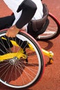 Wheelchair sportsmen Royalty Free Stock Photo