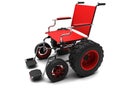Wheelchair-terrain vehicle