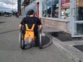 Wheelchair users in everyday life. Accessibility of public places in everyday life for wheelchair users.