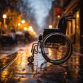 Wheelchair users hands on wheels, showcasing empowerment and the concept of ability