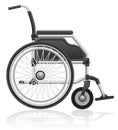 Wheelchair vector illustration