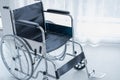 Wheelchairs in hospital room. Royalty Free Stock Photo