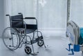 Wheelchairs in hospital room. Royalty Free Stock Photo