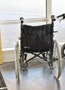 Wheelchairs in Sunderby Hospital Royalty Free Stock Photo