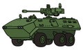 Wheeled armoured vehicle