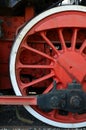 Wheels of and old steam train Royalty Free Stock Photo