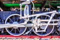 Wheels steam locomotive Royalty Free Stock Photo